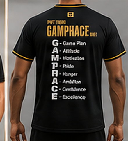 Gamphace jerseys with the crest and back print