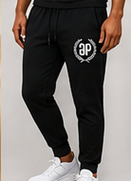 Gamphace joggers with the crest and back print